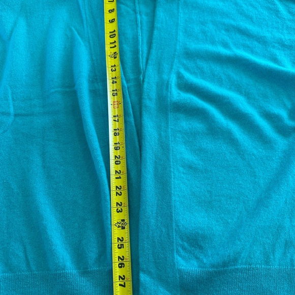 Garnet Hill 100% Cashmere Kimono Style Open Front Cardigan Sz M NWOT - Picture 7 of 7